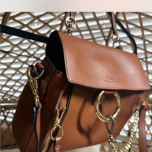 Tan Leather Shoulder Bag